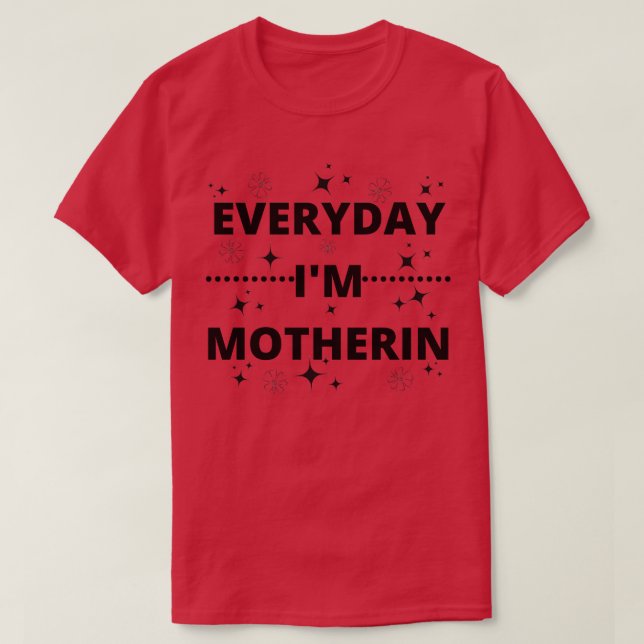Alltag im Mutterleib T-Shirt (Design vorne)