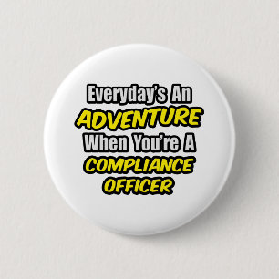 Alltag ist ein Abenteuer .. Compliance Officer Button