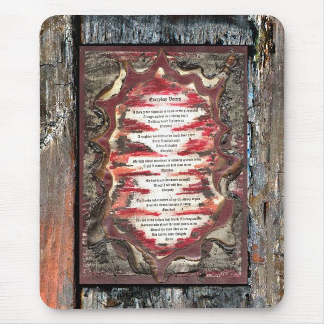 Alltägliche Stimmen Mousepad (Vorne)