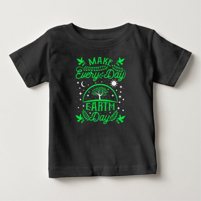Alltäglicher Tag Baby T-shirt (Vorderseite)