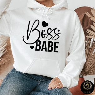 Alltags-Capuzenshirt – Boss Babe Hoodie
