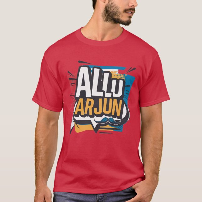 Allu Arjun Bollywood T - Shirt (Vorderseite)