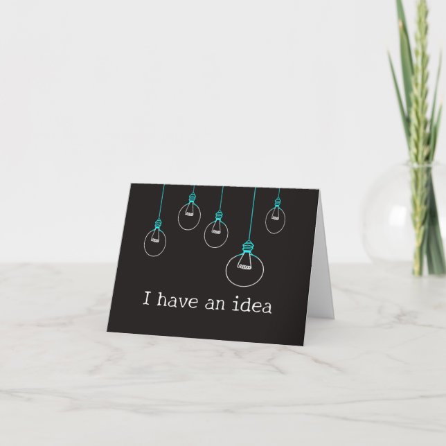 Allumette pendante J'ai une carte d'idée mignon dr (Devant)