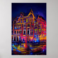 Allumez La Nuit 2 - Vivid Colour Poster