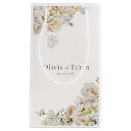 Allure - White Roses & Gipskraut Wedding Kleine Geschenktüte