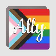 Ally | Carré d'indicateur de la fierté d'avancemen