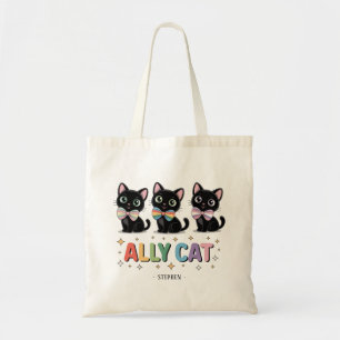 Ally Cat - Black Cat LGBTQ Prix Tragetasche