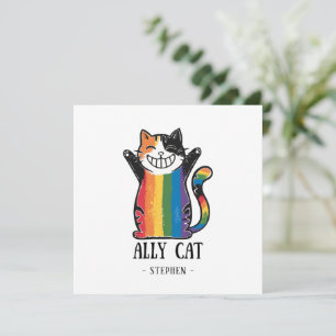 Ally Cat - Rainbow Cat LGBTQ Pride (2)