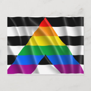 ALLY FLAGGE WEHEND -.png Postkarte