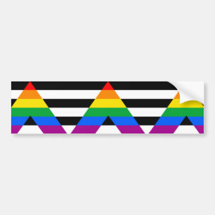 Ally Pride Flag Autoaufkleber