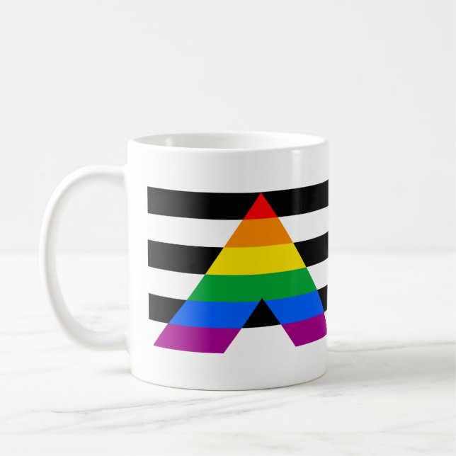 Ally Pride Flag Kaffeetasse (Links)