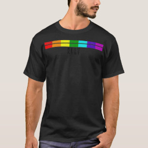 Ally Pride Month LGBTQ Regenbogenflagge Gay Lesbia T-Shirt