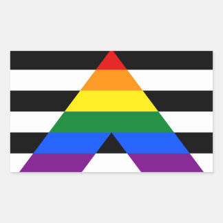 Ally Pride Rectangle Aufkleber