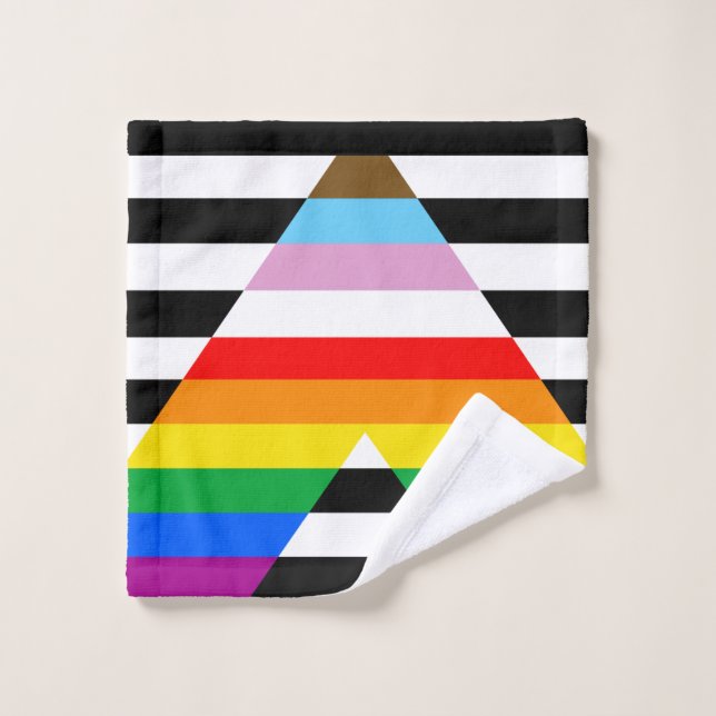 Ally Progress Pride Flag Waschlappen (Waschlappen)
