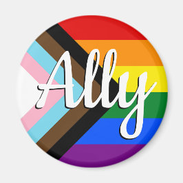 Ally | Progress Prilag Flag Magnet