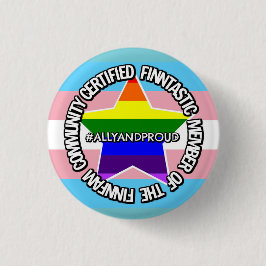 (Ally) zertifiziertes FinnFam-Abzeichen Button
