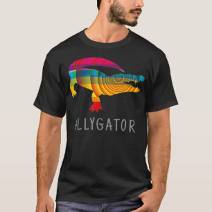 Allygator LGBT Ally Rainbow Flag Alligator Prix L T-Shirt