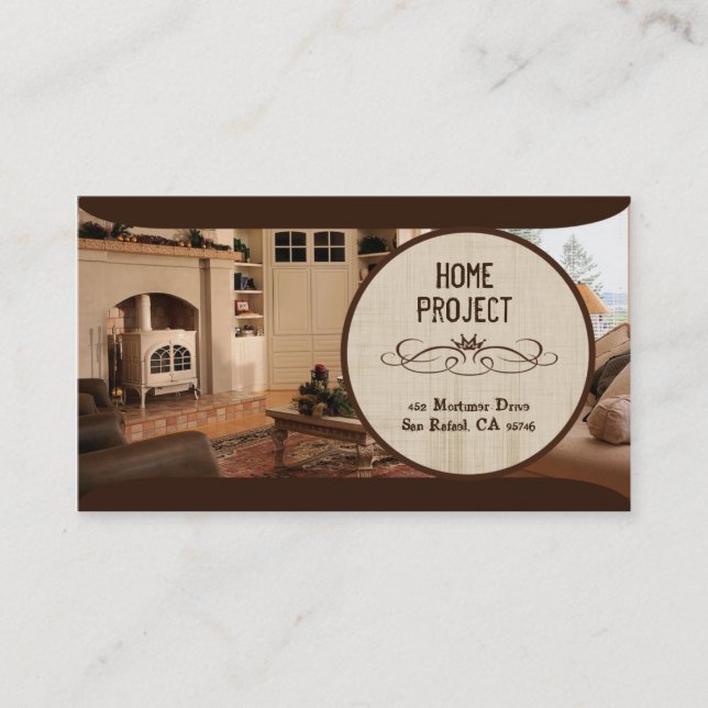 Ally's Zuhause Project Business Cards Visitenkarte (Vorderseite)