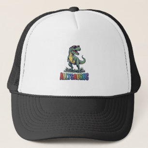Allysaurus Vintage Dinosaur Sonnenbrille Shirt Des Truckerkappe