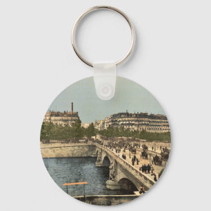 Alma-Brücke, Klassiker Photochrom Paris, Schlüsselanhänger