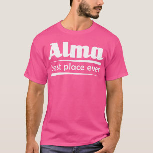 Alma in Alabama City Design Geschenk T-Shirt
