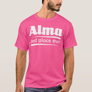 Alma in Alabama City Design Geschenk T-Shirt