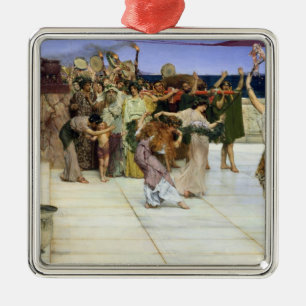 Alma-Tadema  A Widmung zum Bacchus Silbernes Ornament