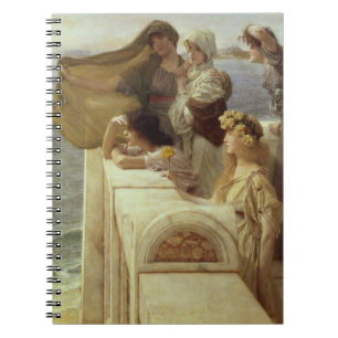 Alma-Tadema bei Cradle der Aphrodite, 1908 Notizblock