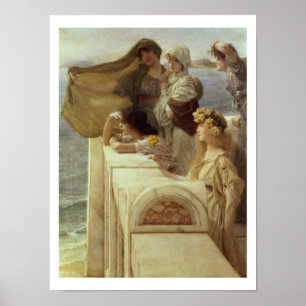 Alma-Tadema   bei Cradle der Aphrodite, 1908 Poster