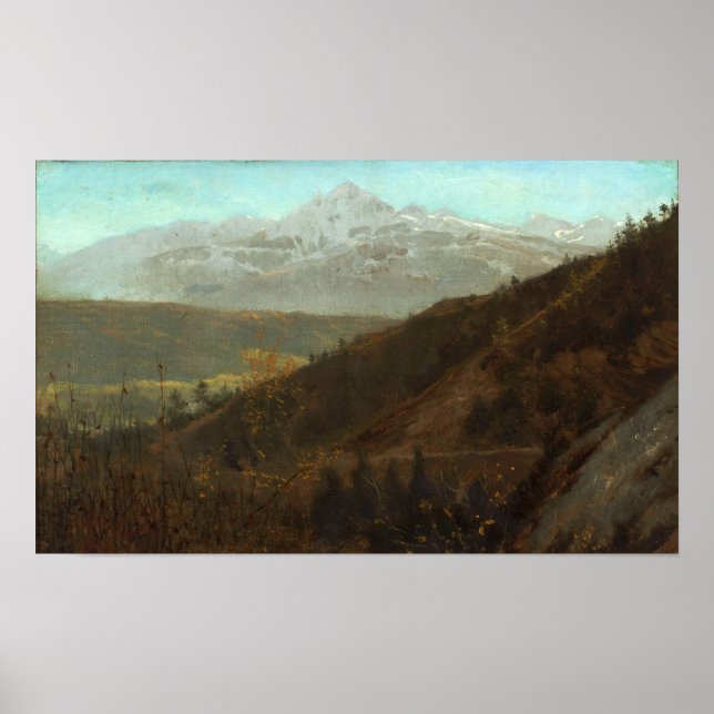 Alma-Tadema - Berglandschaft Poster (Vorne)