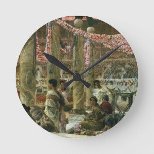 Alma-Tadema Caracalla und Geta, 1907 Runde Wanduhr