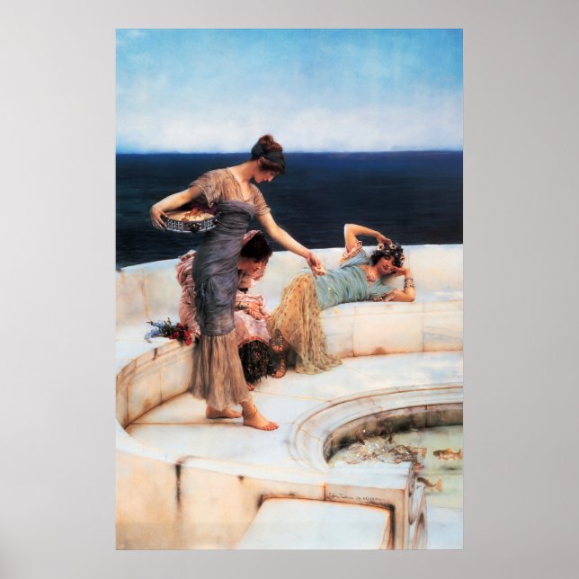ALma-Tadema Classical Art Print Poster Home Decor  (Devant)