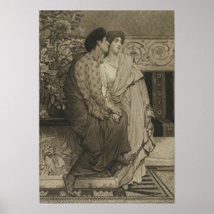Alma-Tadema - Der erste Liebeshauch 1876 Poster