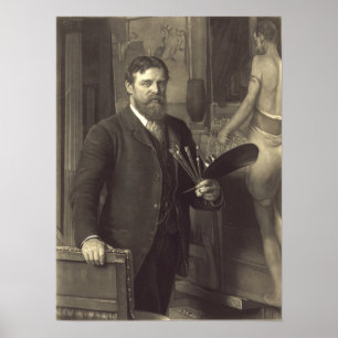 Alma-Tadema - Der Künstler in seinem Atelier Poster
