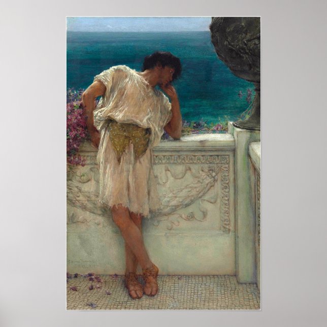 Alma-Tadema - Die Dichtergalerie träumt Poster (Vorne)