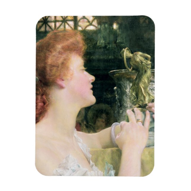 Alma-Tadema | Die goldene Stunde, 1908 Magnet (Vertikal)