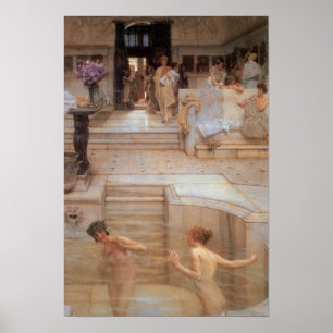 Alma-Tadema - Ein Lieblingsbrauch Poster
