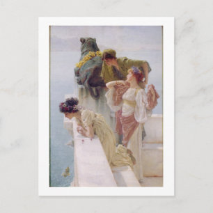 Alma-Tadema   Ein Vantage-Zeichen, 1895 Postkarte