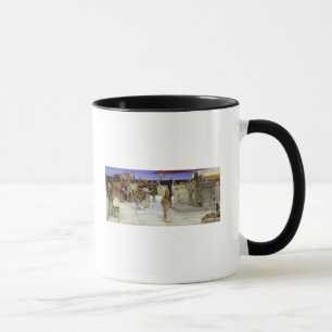 Alma-Tadema   eine Widmung zum Bacchus Tasse