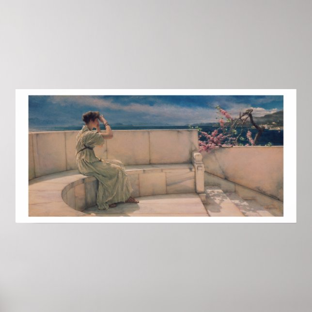 Alma-Tadema | Erwartungen, 1885 Poster (Vorne)