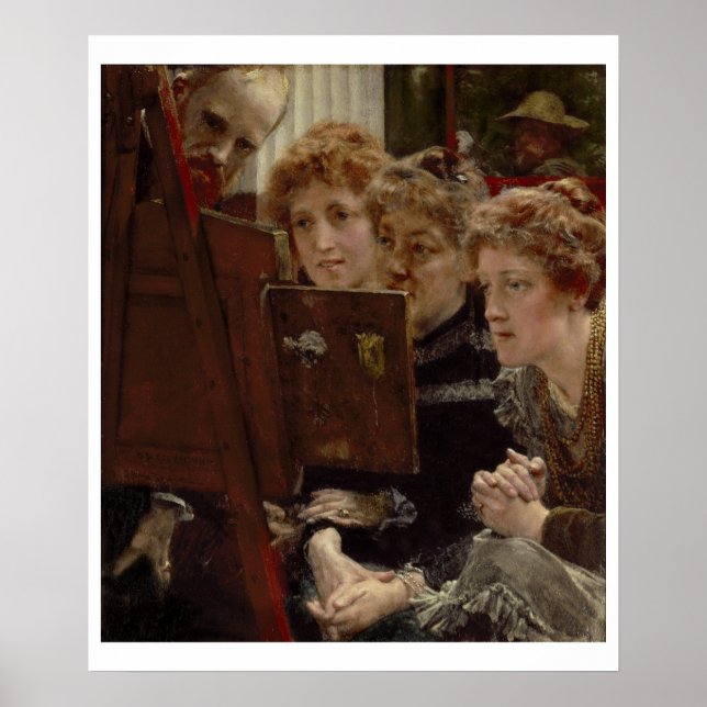 Alma-Tadema | Familiengruppe, 1896 Poster (Vorne)