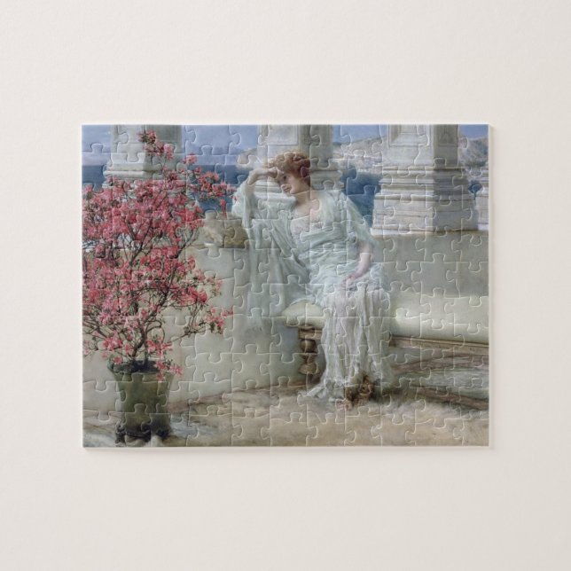 Alma-Tadema | ihre Augen sind mit ihren Gedanken? (Horizontal)