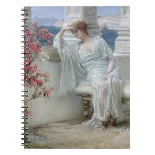 Alma-Tadema   ihre Augen sind mit ihren Gedanken? Notizblock
