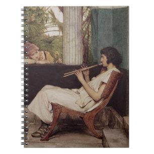 Alma-Tadema   Musik Hath Charme Notizblock