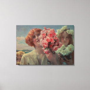 Alma-Tadema Sommer anbietend, 1911 Leinwanddruck