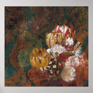 Alma-Tadema - Stillleben mit Tulpen Poster