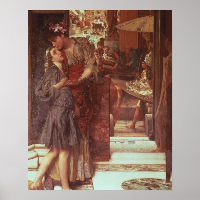 Alma-Tadema | The Departure, 1880 Poster (Vorne)