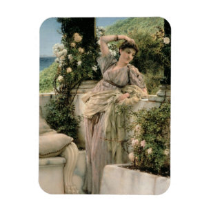 Alma-Tadema "Thou-Rose aller Rosen, 1885 Magnet