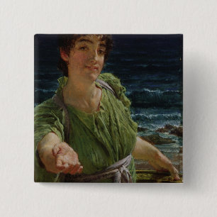 Alma-Tadema Una Carita, 1883 Button