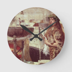 Alma-Tadema Vorbereitungen in den Colosseum, Runde Wanduhr